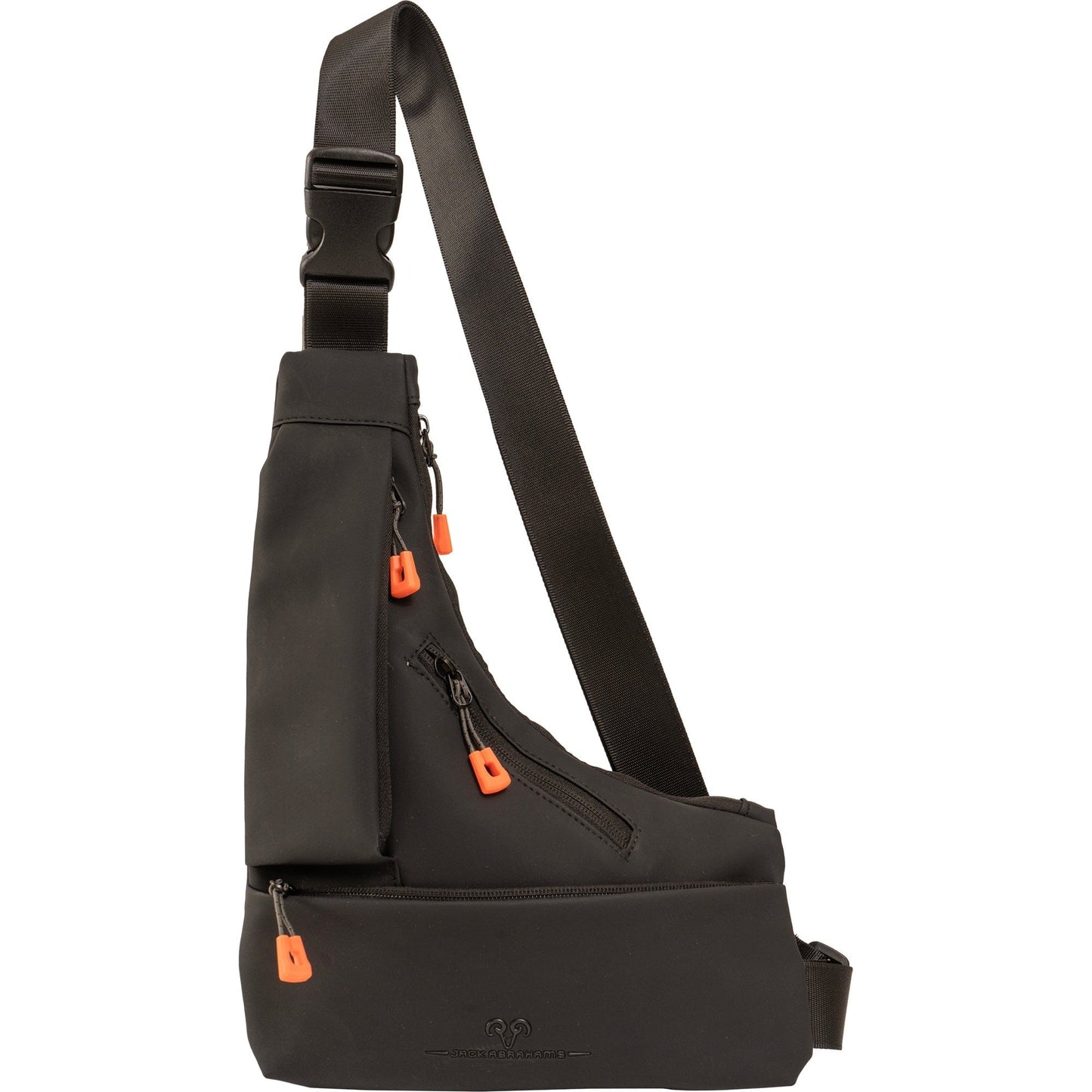 Jack Abrahams The Warren | 14-In Smooth Tarpaulin Crossbody Sling Bag