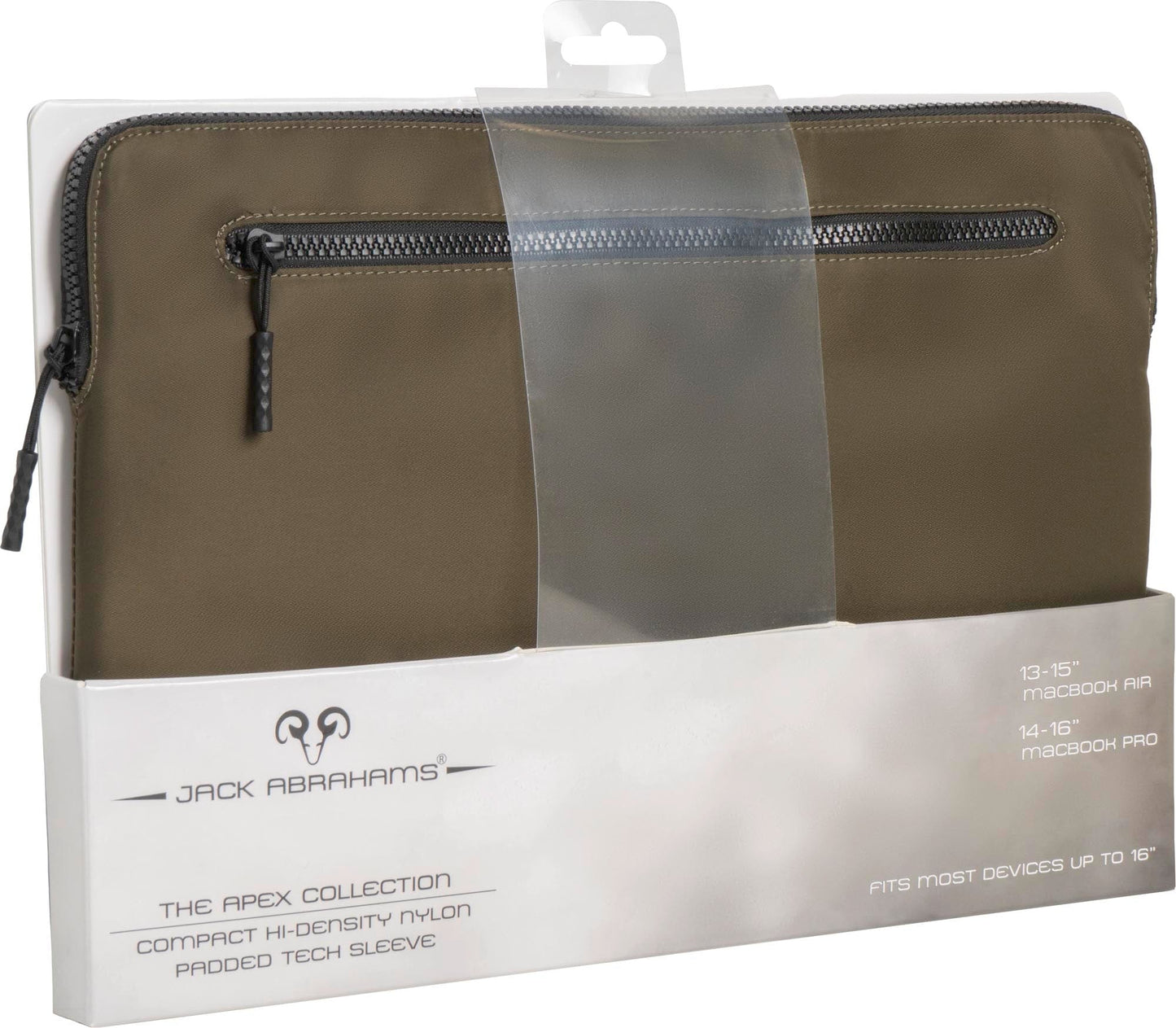 Jack Abrahams The Apex Nylon Protective Padded Laptop Sleeve