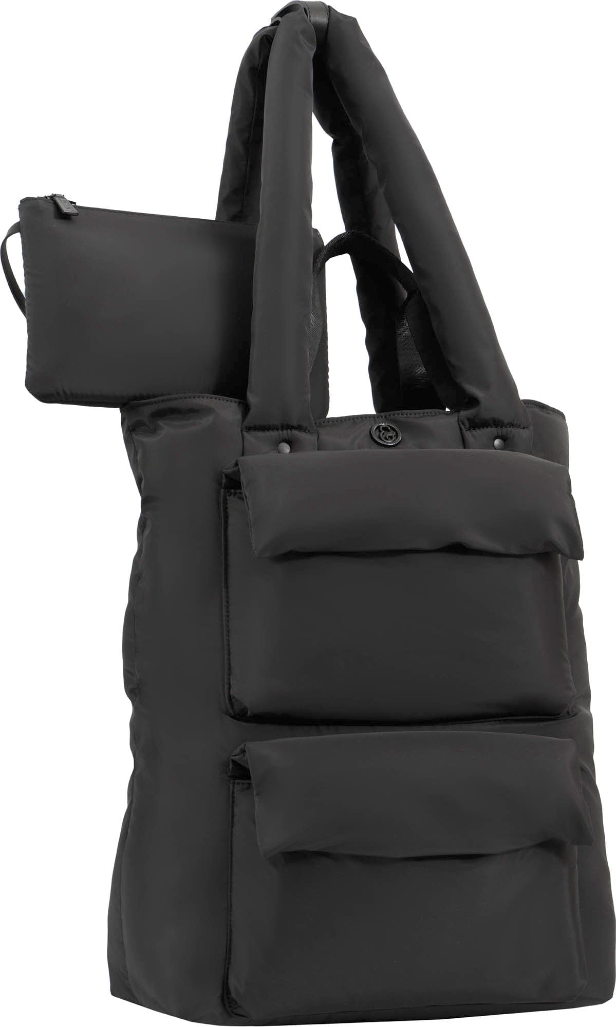 Joan and David Cargo Puffer Nylon Tote