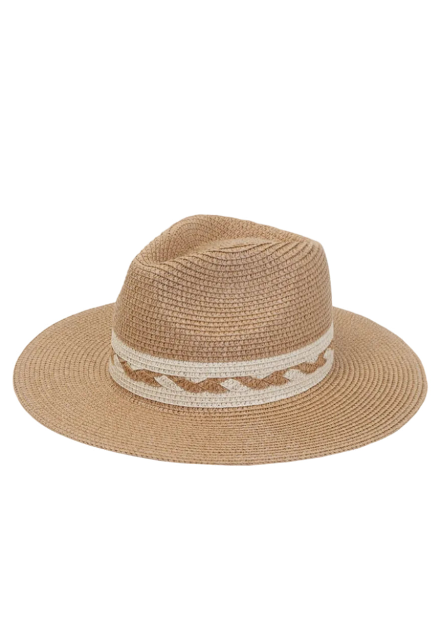 Max Studio Braided Straw Panama