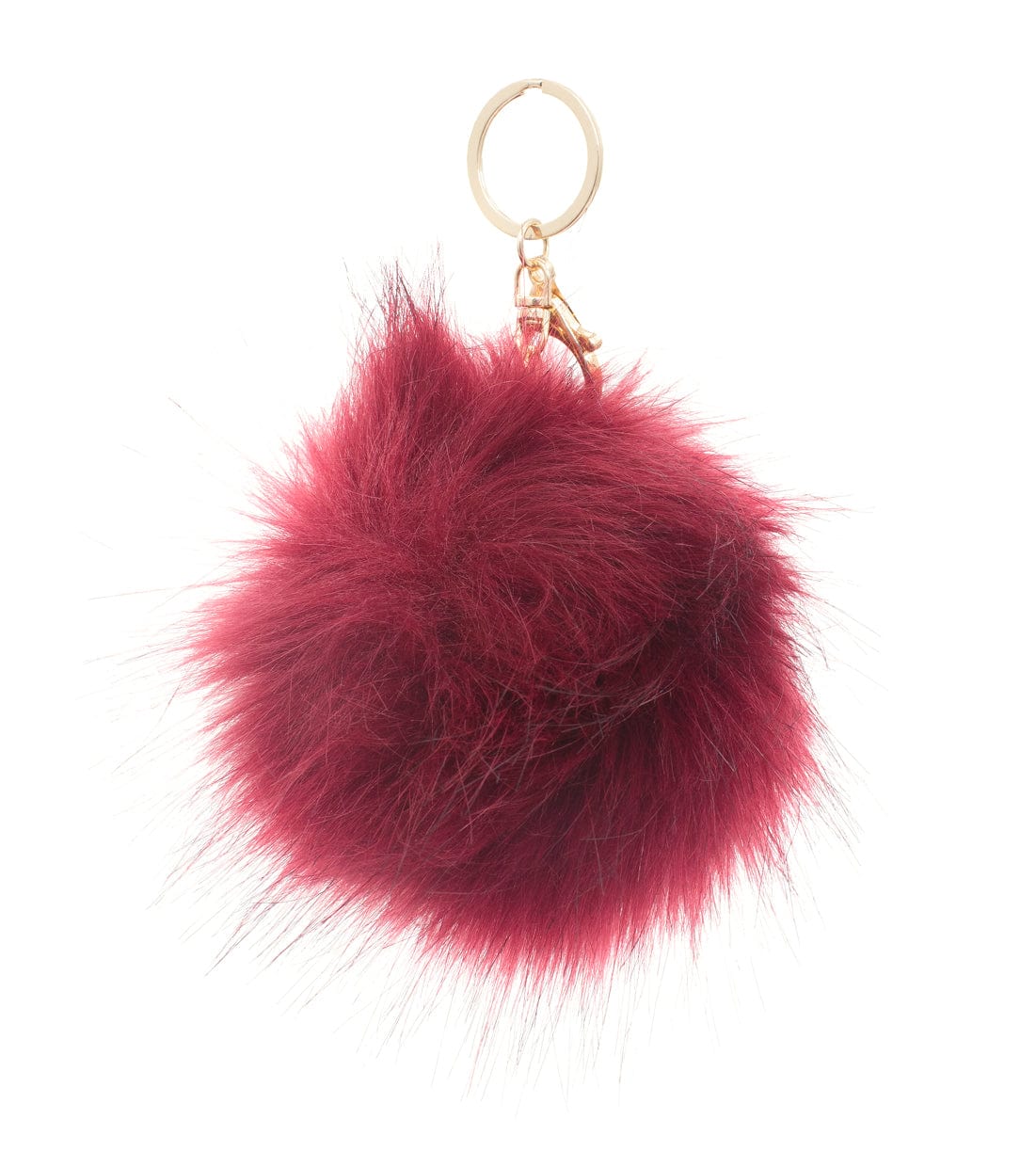Rebecca & Rifka Faux Fur Pom Pom Keychain/Bag Charm