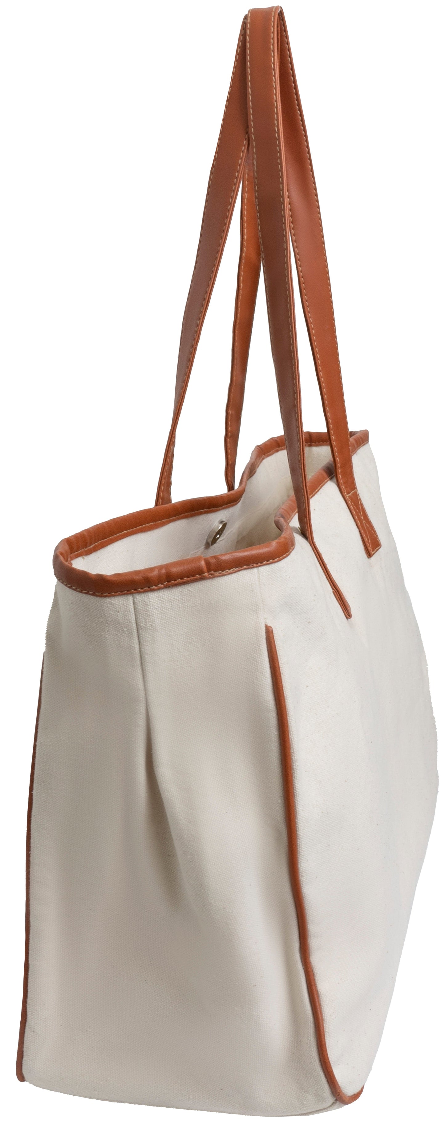 Magid Canvas Wine Tote "WINE A LITTLE LAUGH A LOT"