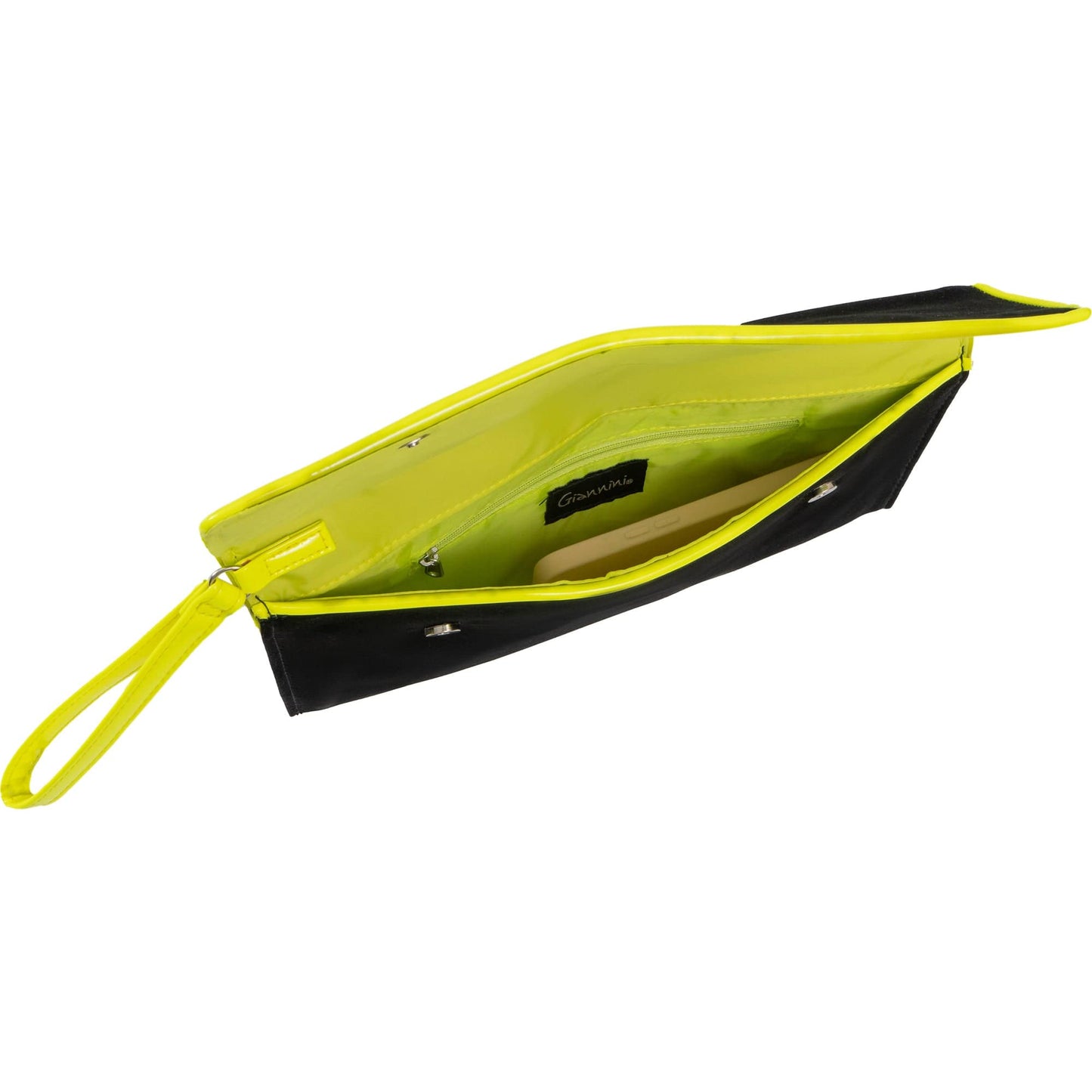 Giannini 4 Pack Velvet & Neon Large Clutch Wristlet Pouch