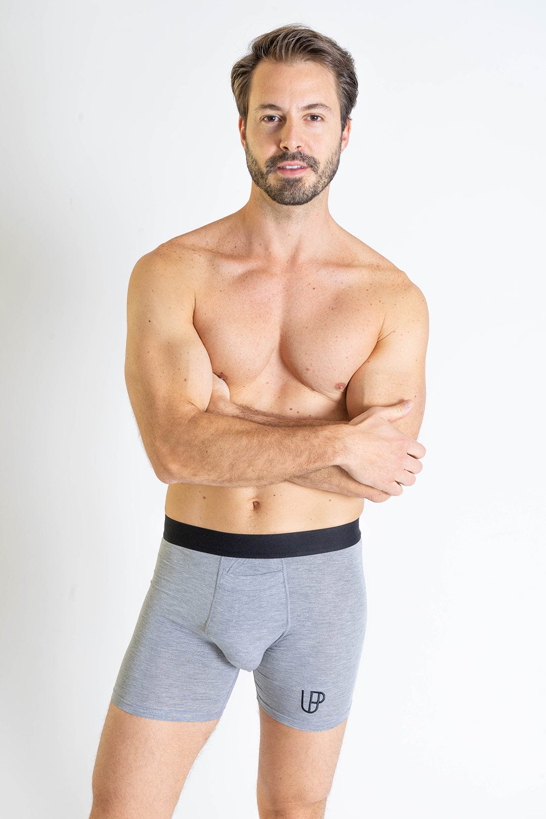 UP Boxers Heather Gray Modal Boxer Brief