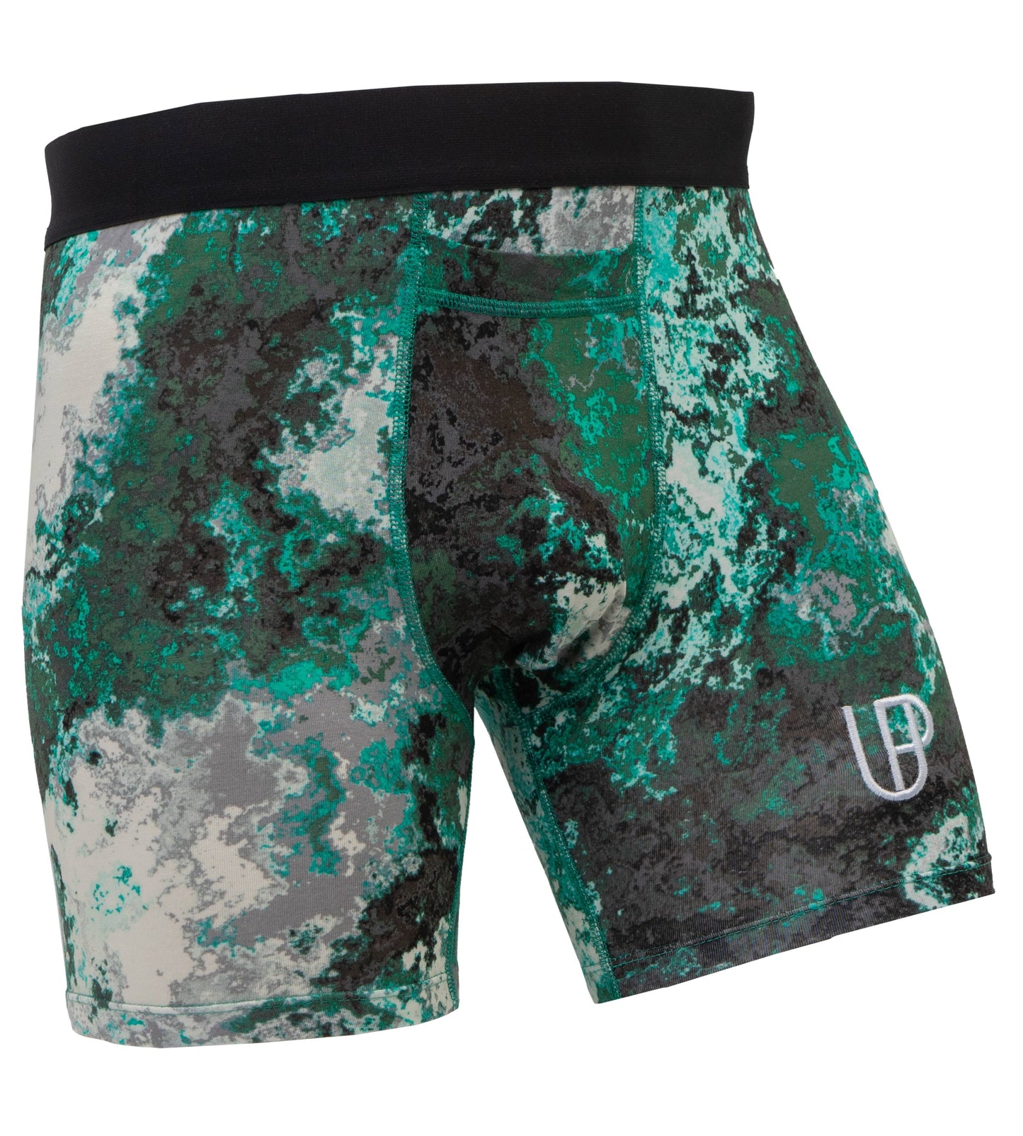 Veil Camo x UP Boxers Woods Green Camo Print Modal Boxer Brief