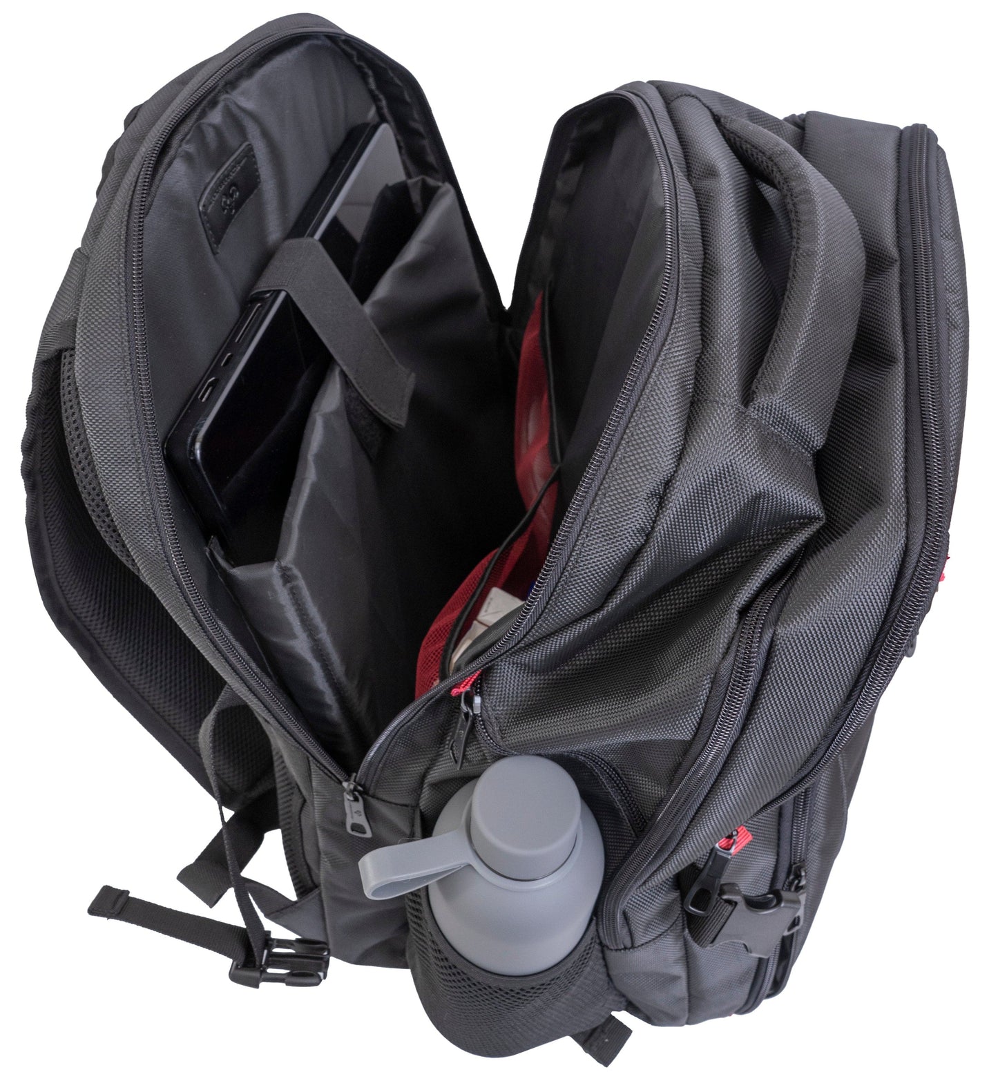 Jack Abrahams The Mason Nylon 19-Inch Workbook Travel Backpack