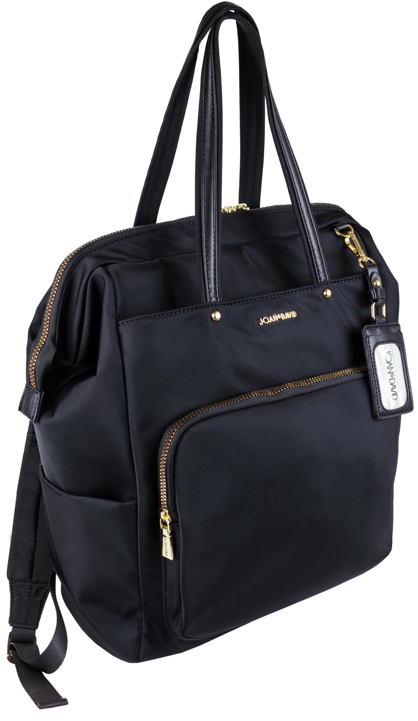 Joan & David Twill Nylon 19 Inch Square Workbook Backpack
