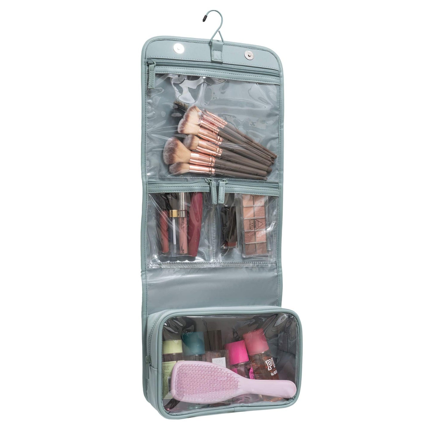 Joan & David High Density Sport Nylon Roll Hanging Toiletry Organizer Bag