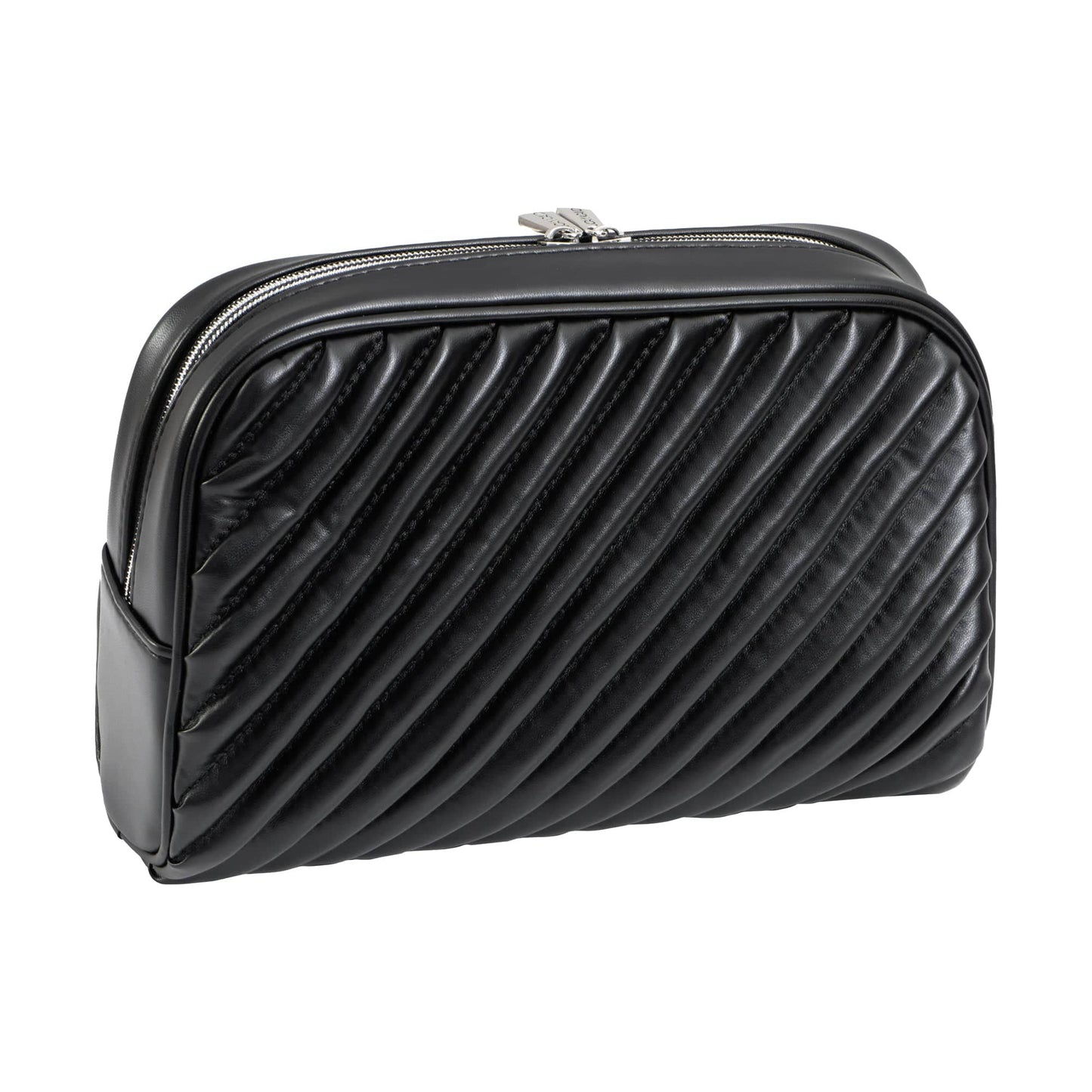 Joan & David The Diagonal Quilted Toiletry Case