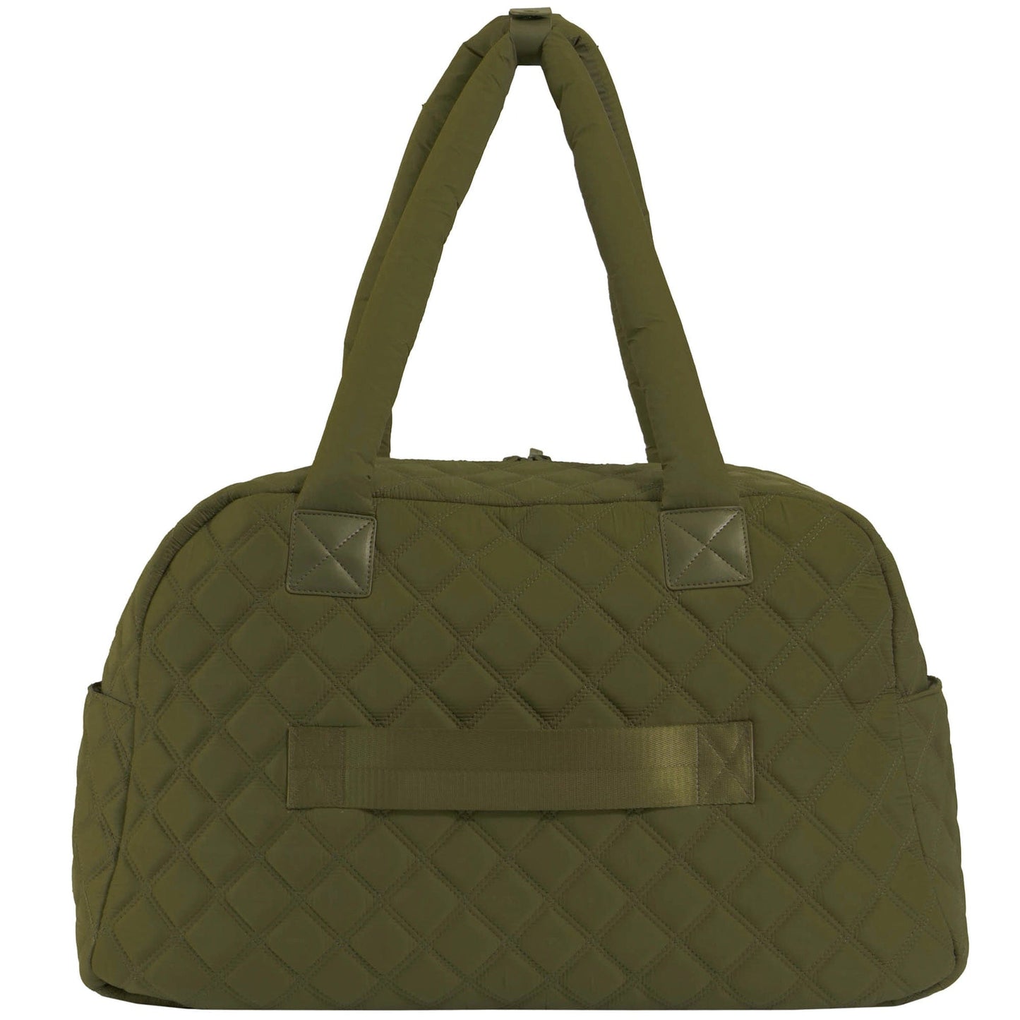 Joan & David Two Pocket Diamond Quilted 22 in. Duffel Bag