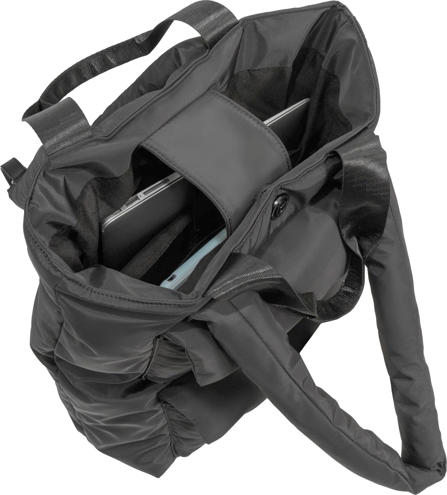 Joan and David Cargo Puffer Nylon Tote