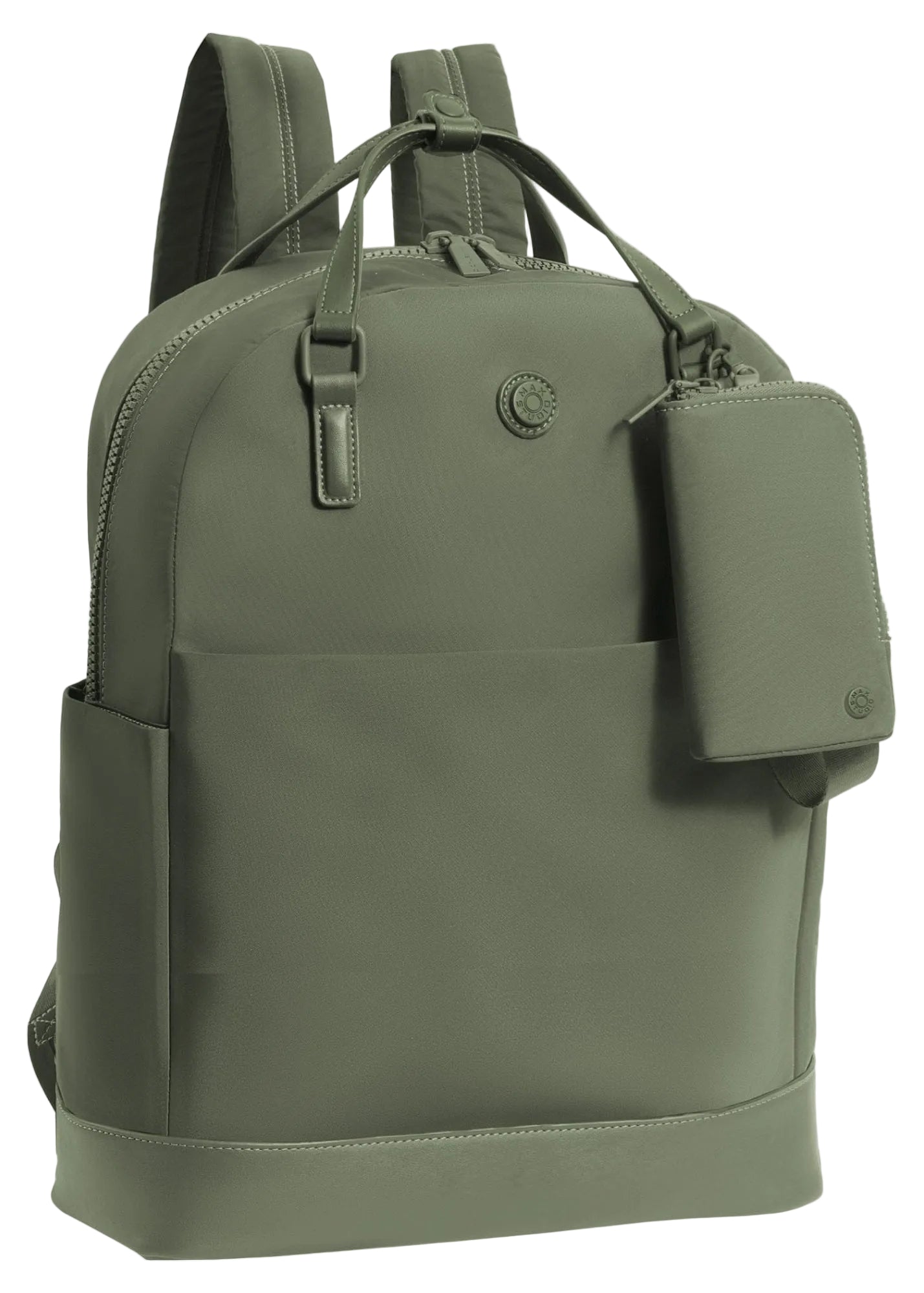 Max Studio The Della 18" Twill Nylon Workbook Travel Backpack