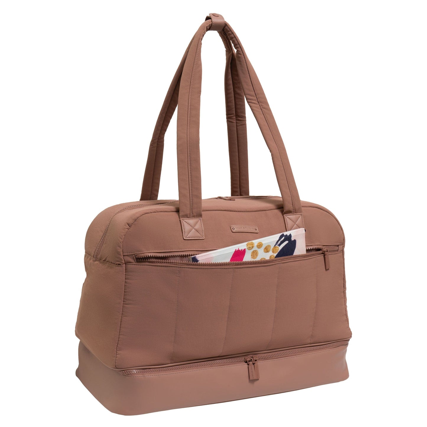 Max Studio The Aurelia Puffer Nylon Drop Bottom Weekender Duffle