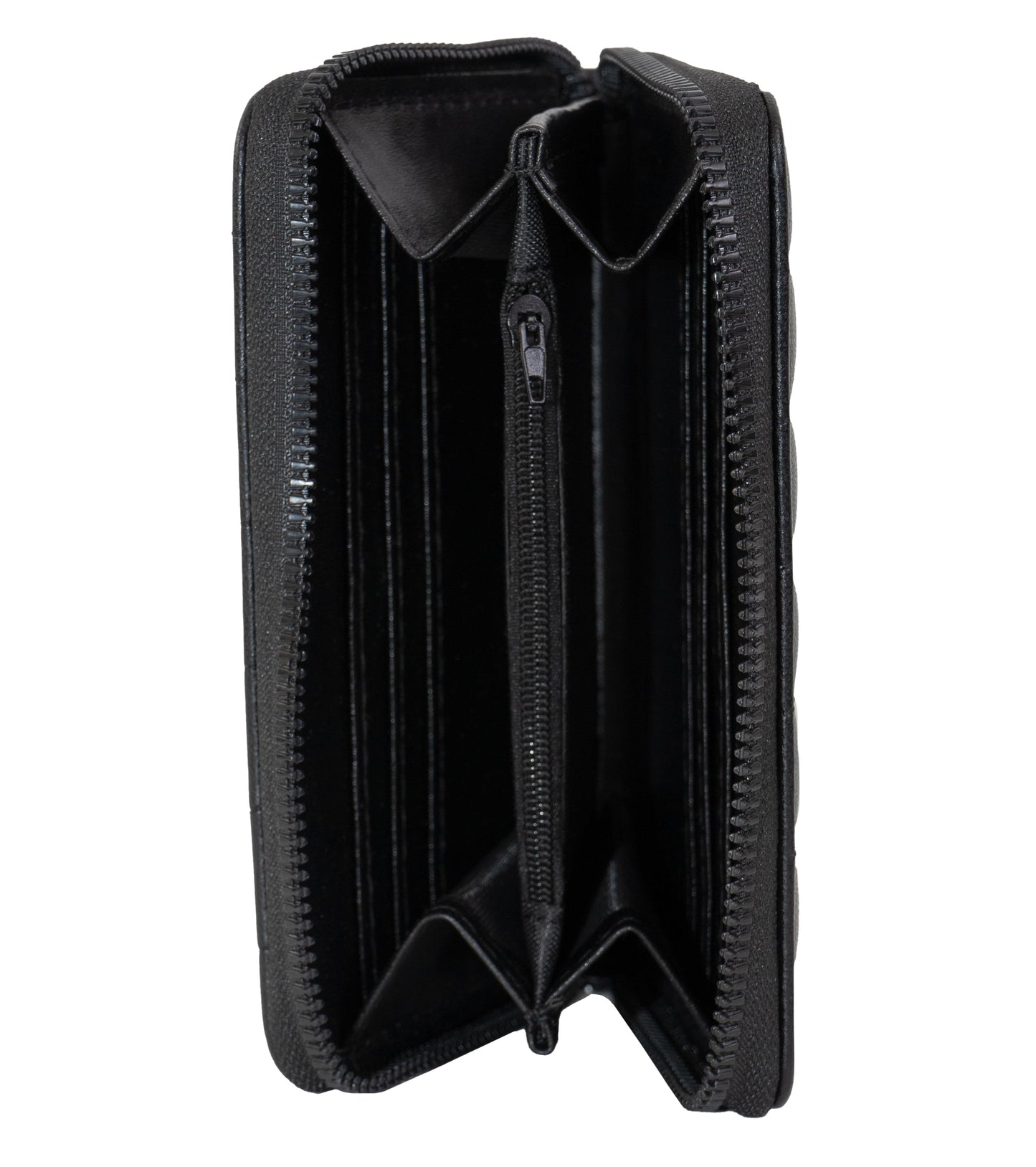 Rebecca & Rifka Smooth Boxed Quilt Medallion Zip Indexer Wallet