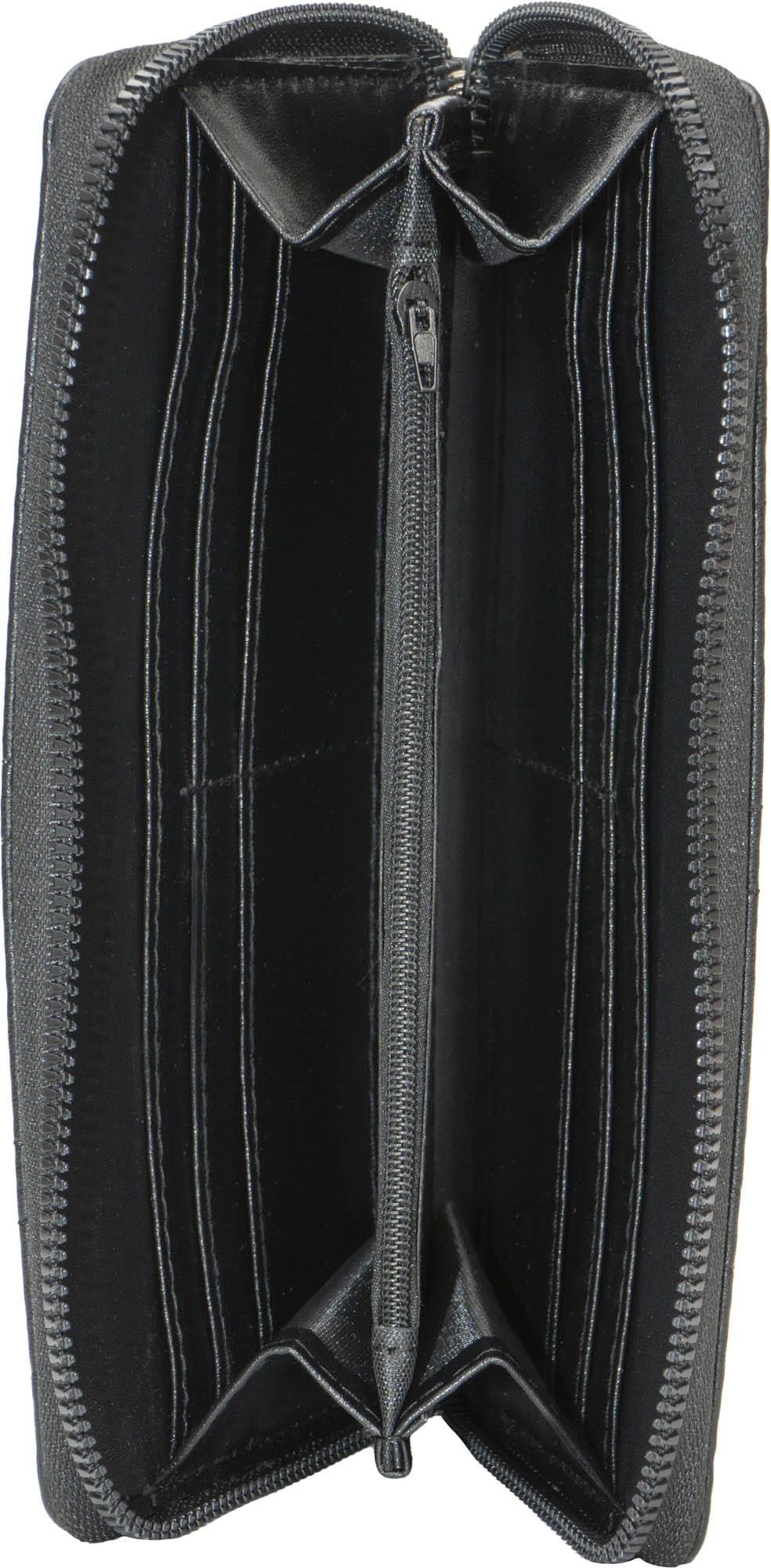 Rebecca & Rifka Smooth Tubular Quilt Medallion Zip Wristlet Wallet