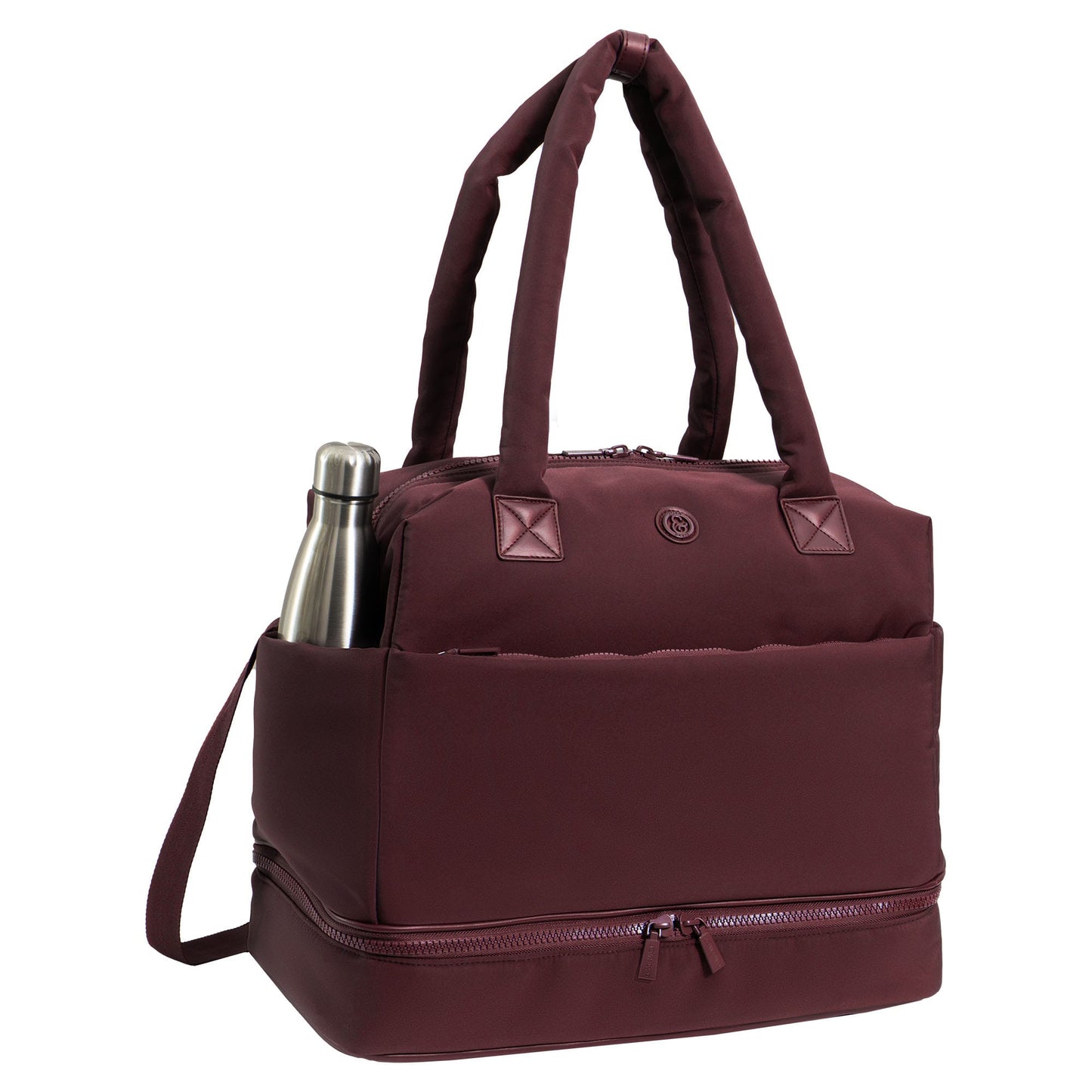 Joan & David The Lainey Sport Nylon Drop Bottom Duffel Bag