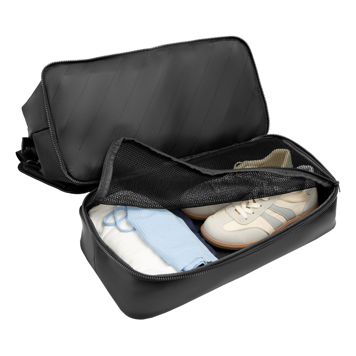 Max Studio The Spencer 20 Inch 1680 Denier Nylon Drop Bottom Weekender Duffle
