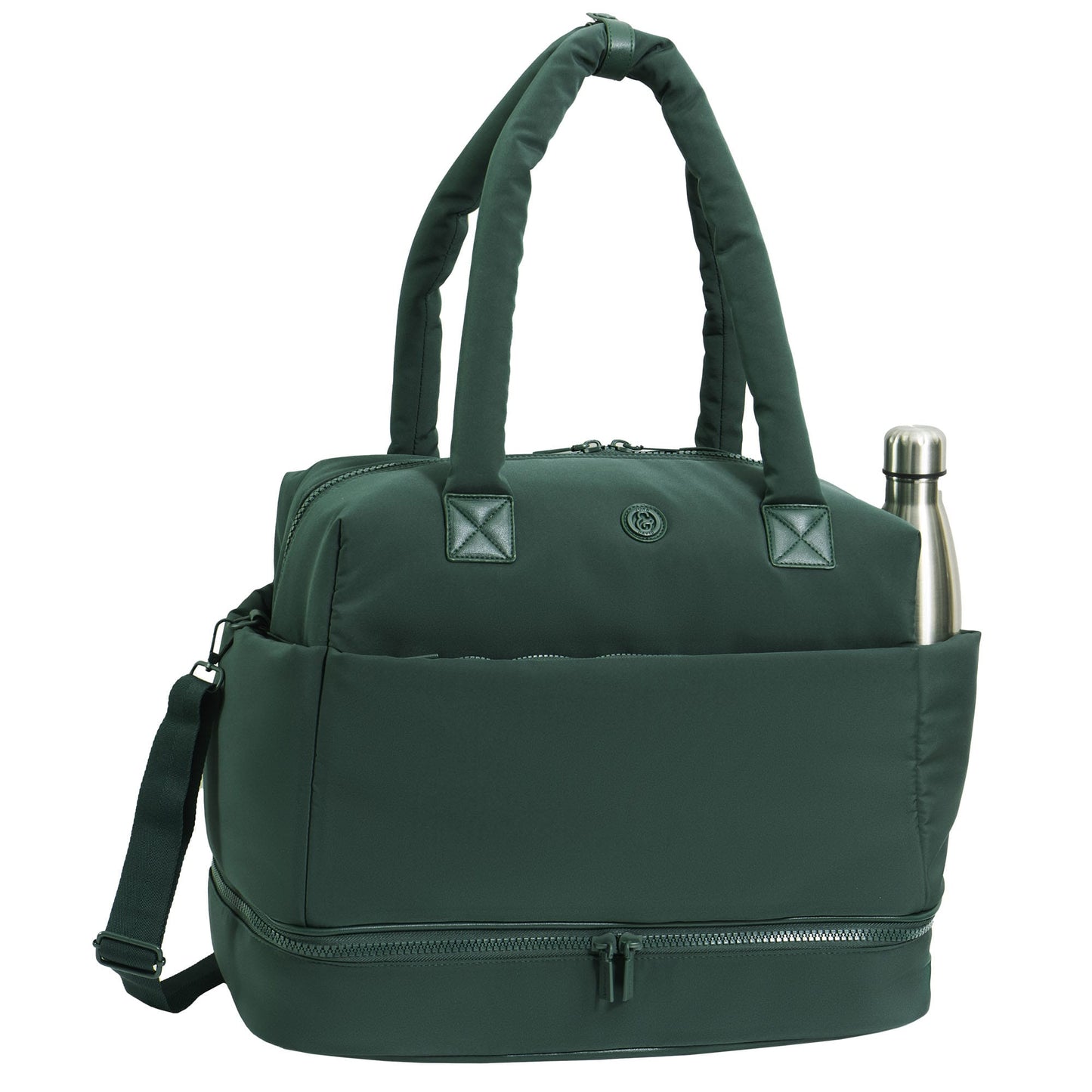 Joan & David The Lainey Sport Nylon Drop Bottom Duffel Bag