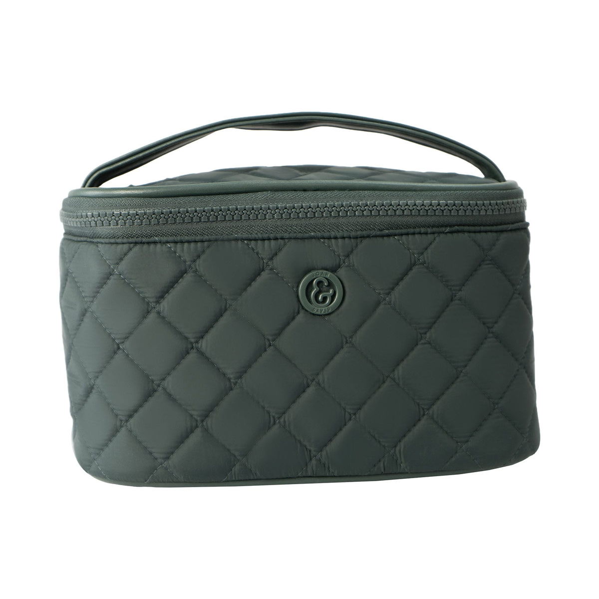 Joan & David The Diamond Quilted Nylon 4 Piece Toiletry Set