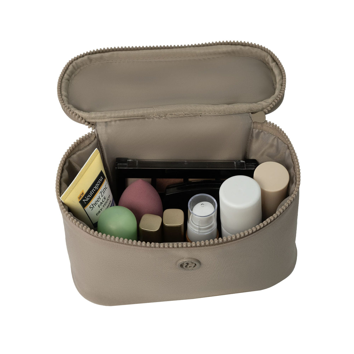 Joan & David Tonal Sport Nylon 4-Piece Clear Cosmetic Bag Set